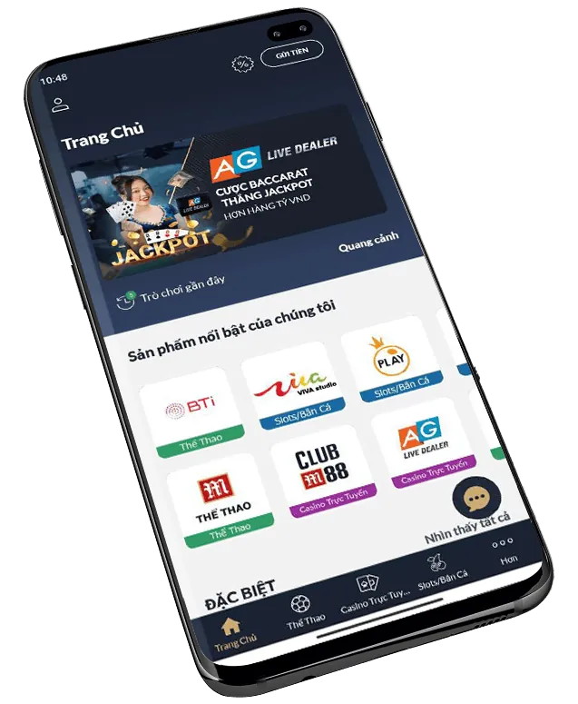 Trải nghiệm mượt mà không giật lag trên vnew88 casino App